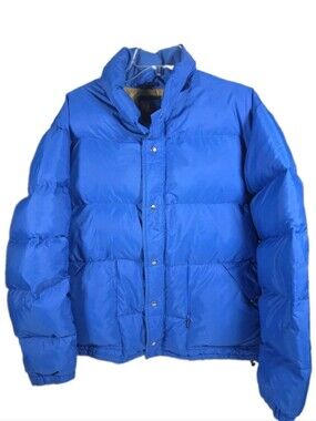 Jones Down Filled Vintage 1970s-80s Puffer Jacket Mens  Size XL Old Money Cabin